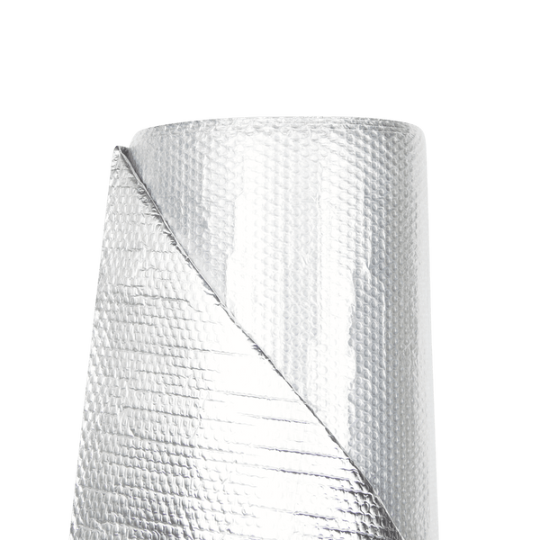 Μονωτικό φύλλο σε ρολό 150cm x 50m x 2,7mm (Μεταλλική PET + Φύλλο με φυσαλίδες)