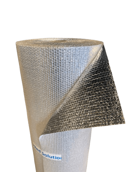 Μόνωση σε ρολό 150cm x 50m x 4mm (αλουμίνιο + φυσαλιδωτό φύλλο)